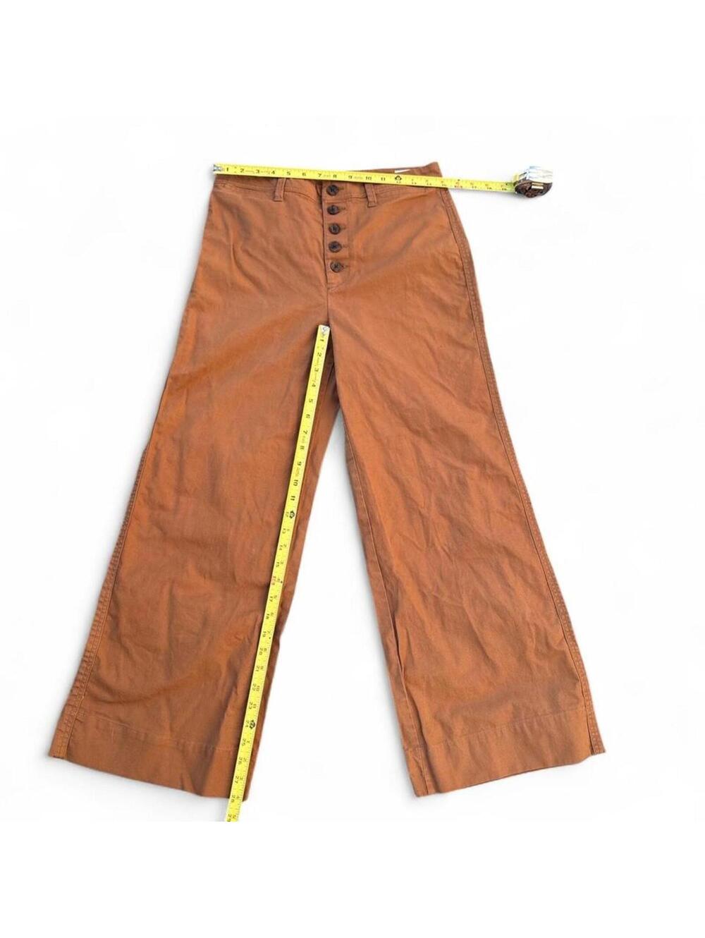 Gap Women's Orange and Tan Trousers - Picture 3 of 3